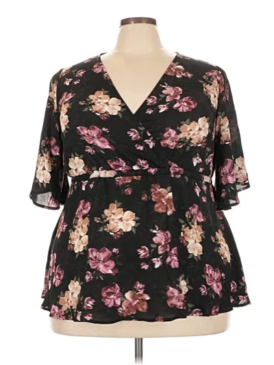 Pre-owned Torrid Kimono In Black