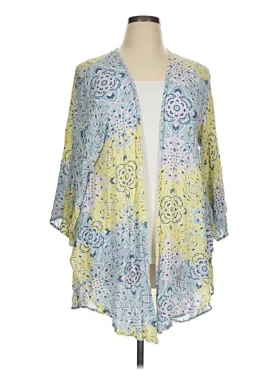 Pre-owned Torrid Kimono In Blue
