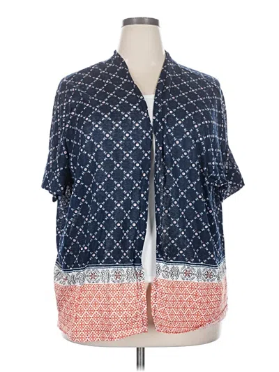 Pre-owned Torrid Kimono In Blue