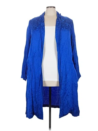 Pre-owned Torrid Kimono In Blue