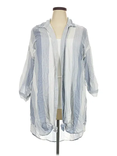 Pre-owned Torrid Kimono In Blue