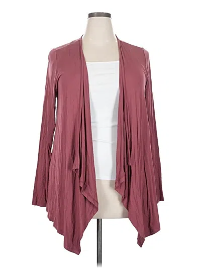 Pre-owned Torrid Kimono In Burgundy