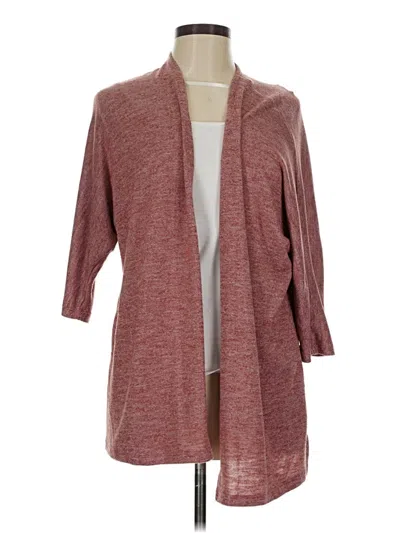Pre-owned Torrid Kimono In Burgundy