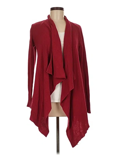 Pre-owned Torrid Kimono In Burgundy