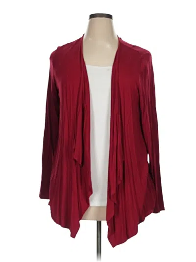 Pre-owned Torrid Kimono In Burgundy