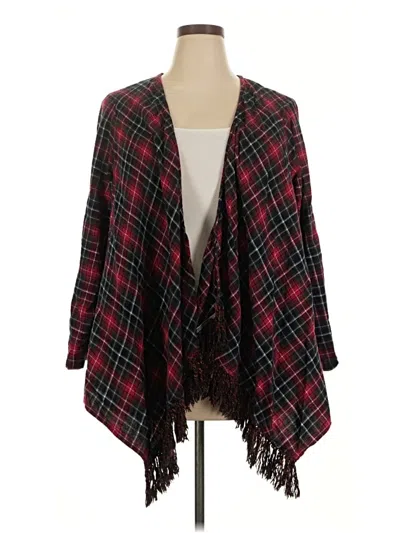 Pre-owned Torrid Kimono In Burgundy