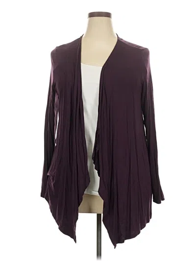 Pre-owned Torrid Kimono In Burgundy
