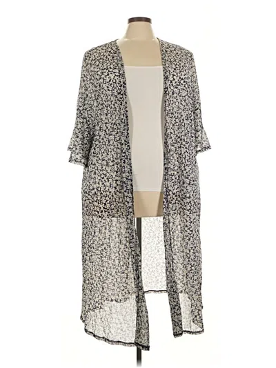 Pre-owned Torrid Kimono In Gray