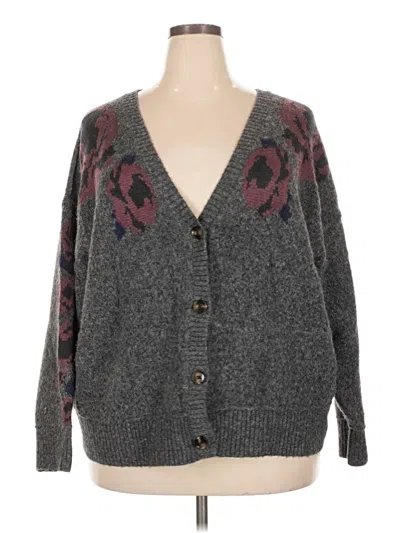 Pre-owned Torrid Kimono In Gray
