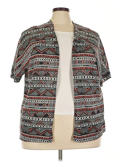 Pre-owned Torrid Kimono In Gray