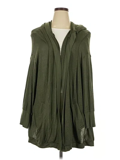 Pre-owned Torrid Kimono In Green