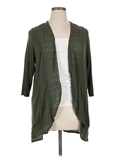 Pre-owned Torrid Kimono In Green