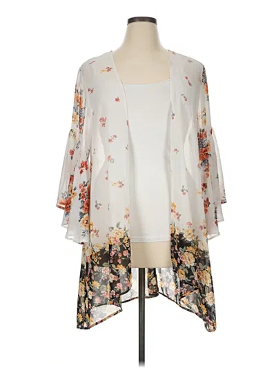 Pre-owned Torrid Kimono In Ivory