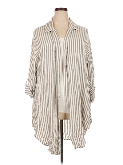 Pre-owned Torrid Kimono In Ivory