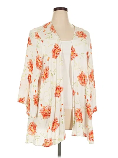Pre-owned Torrid Kimono In Ivory