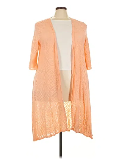 Pre-owned Torrid Kimono In Orange