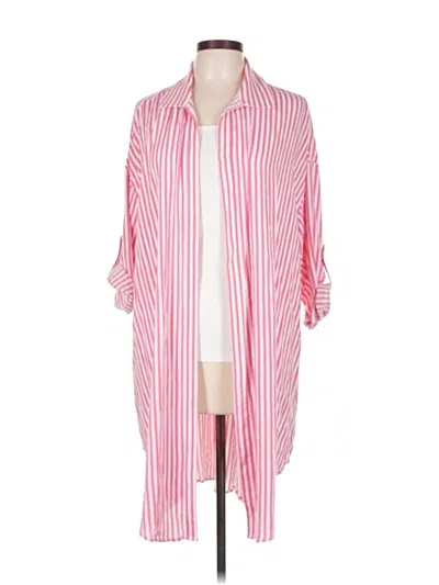 Pre-owned Torrid Kimono In Pink