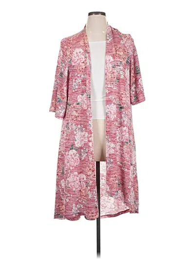 Pre-owned Torrid Kimono In Pink
