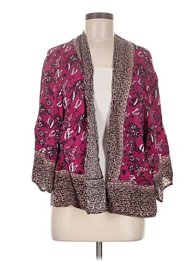 Pre-owned Torrid Kimono In Pink
