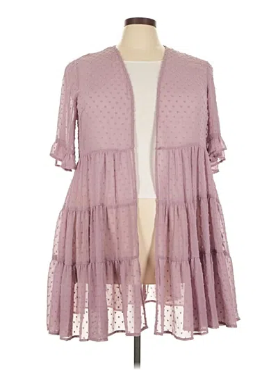 Pre-owned Torrid Kimono In Pink