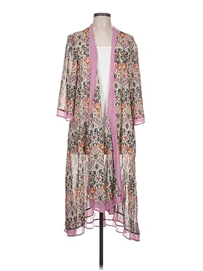Pre-owned Torrid Kimono In Pink