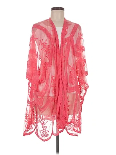 Pre-owned Torrid Kimono In Pink