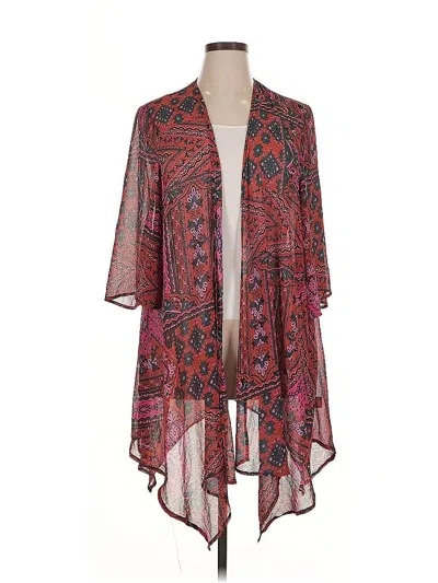 Pre-owned Torrid Kimono In Red