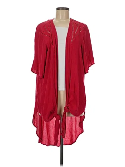 Pre-owned Torrid Kimono In Red