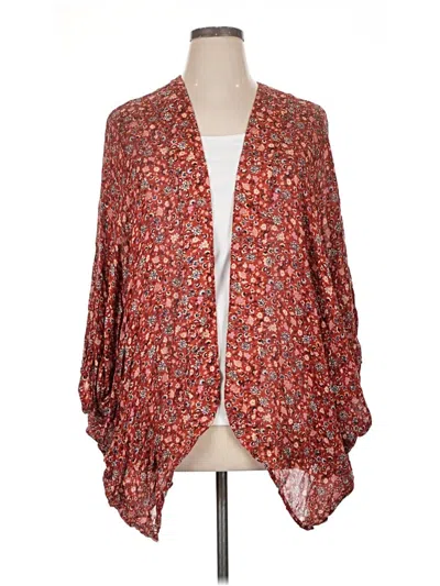 Pre-owned Torrid Kimono In Red