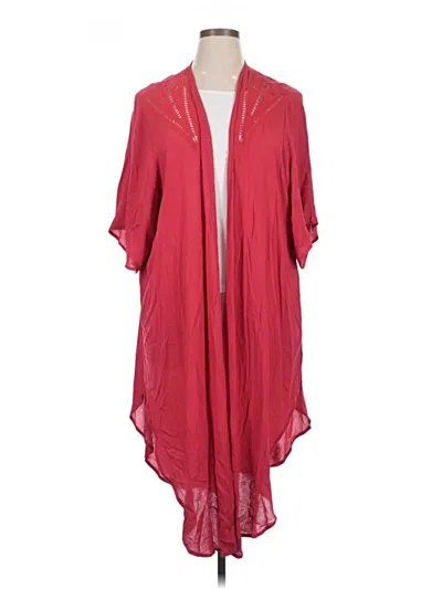 Pre-owned Torrid Kimono In Red