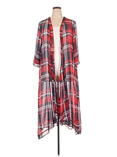 Pre-owned Torrid Kimono In Red