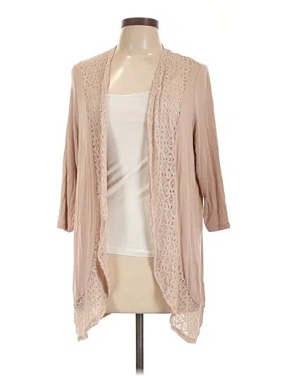 Pre-owned Torrid Kimono In Tan
