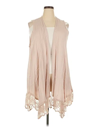 Pre-owned Torrid Kimono In Tan