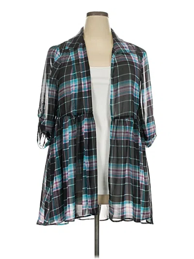 Pre-owned Torrid Kimono In Teal