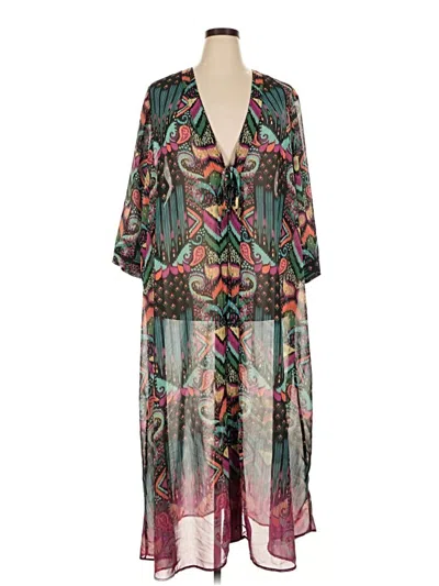 Pre-owned Torrid Kimono In Teal