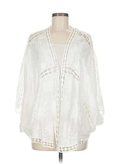 Pre-owned Torrid Kimono In White