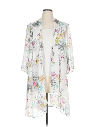Pre-owned Torrid Kimono In White