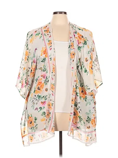 Pre-owned Torrid Kimono In White
