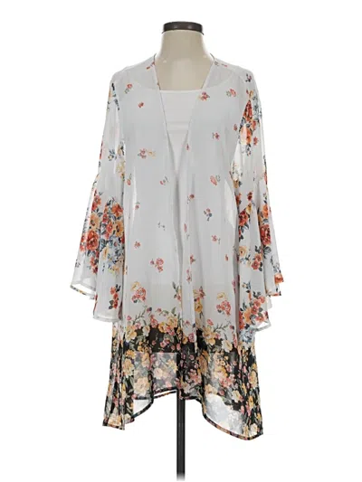 Pre-owned Torrid Kimono In White