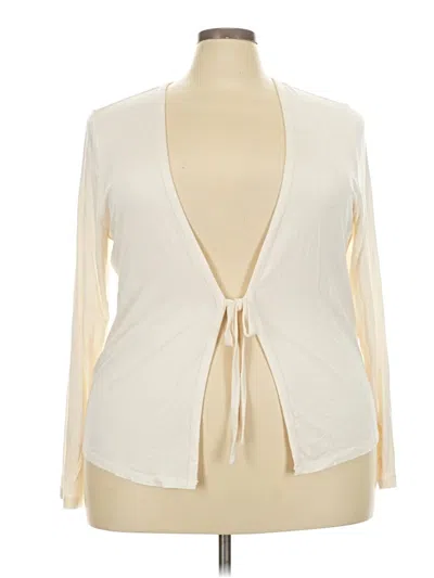 Pre-owned Torrid Kimono In White