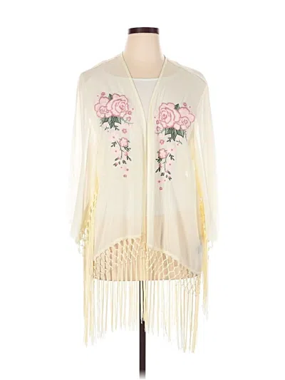 Pre-owned Torrid Kimono In White