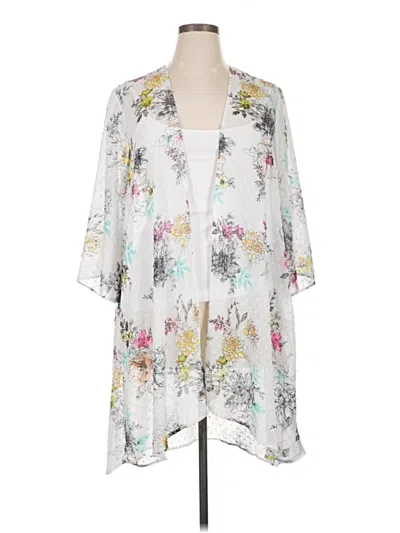 Pre-owned Torrid Kimono In White