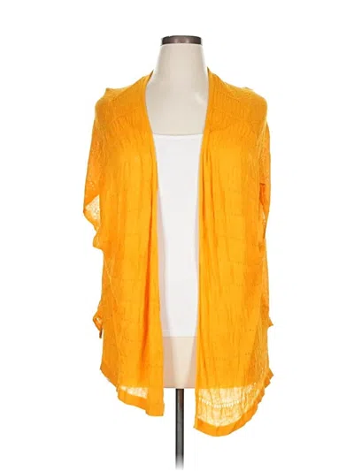 Pre-owned Torrid Kimono In Yellow