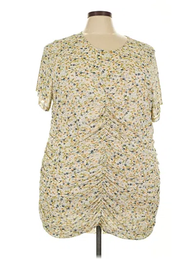 Pre-owned Torrid Kimono In Yellow