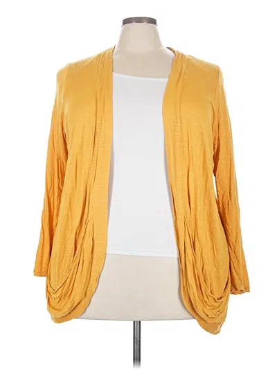 Pre-owned Torrid Kimono In Yellow
