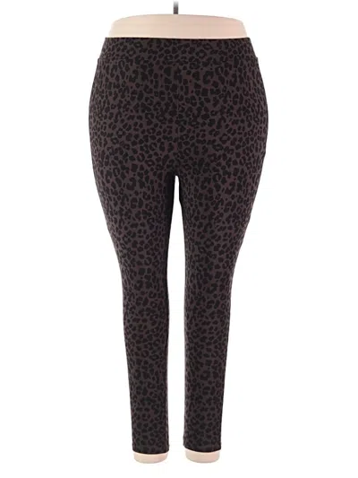 Pre-owned Torrid Leggings In Brown