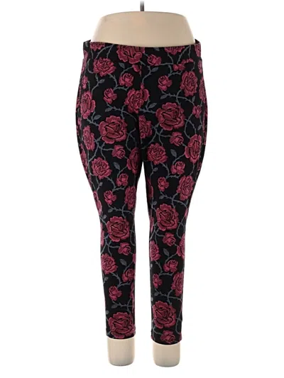 Pre-owned Torrid Leggings In Red