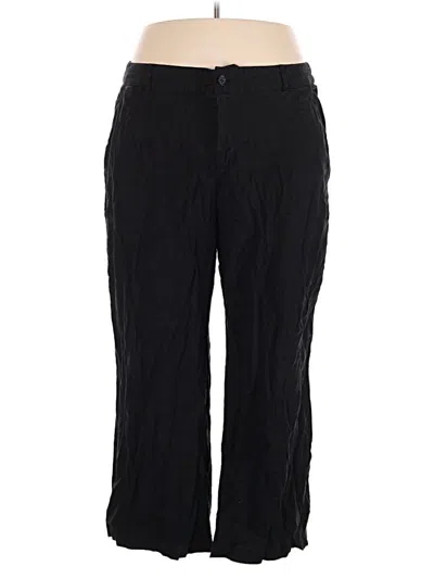 Pre-owned Torrid Linen Pants In Black