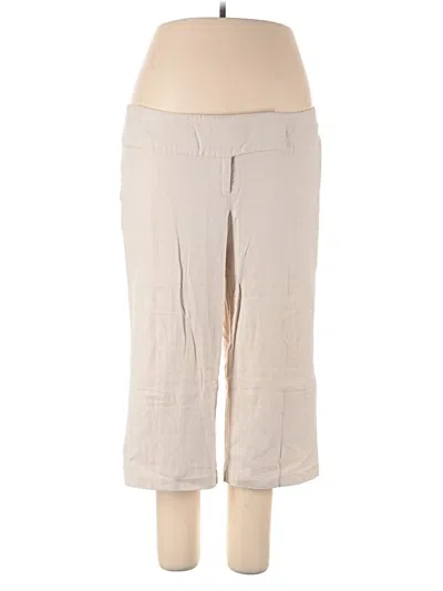 Pre-owned Torrid Linen Pants In Brown