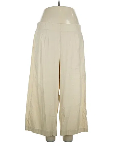 Pre-owned Torrid Linen Pants In Ivory